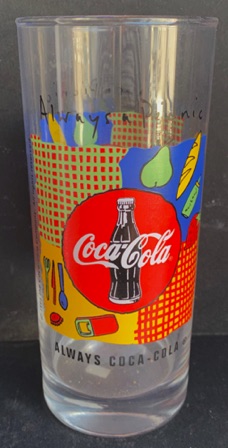 306004-1 € 3,00 coca cola glas picknick vakje lb groen rood D6 H15 cm.jpeg